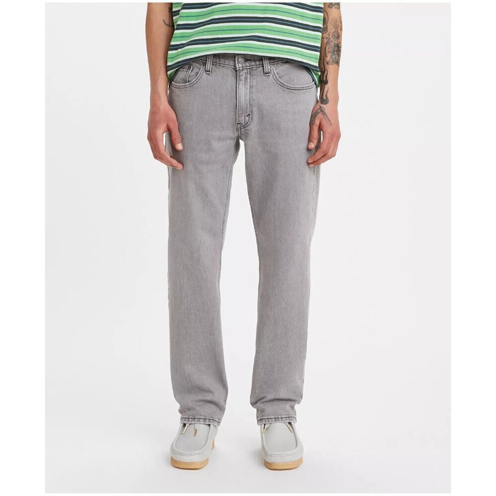 Levi's Mens 32W x 29L 514 Straight Fit Eco Performance Jeans in Clouded Gray